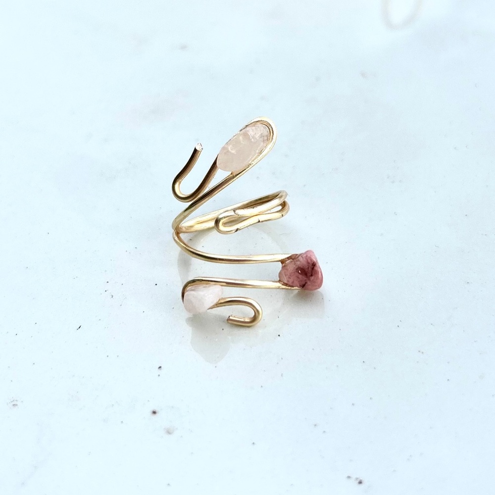 Rose Quartz ring